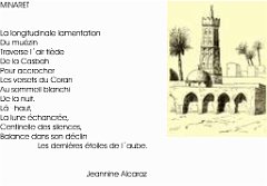 POEME LE MINARET